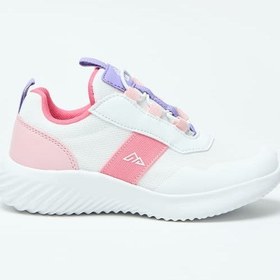 تصویر کفش ورزشی دخترانه با طراحی رنگی و راحتی بالا برند oaklan by shoexpress Girls Colourblock Slip-On Sports Shoes