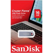 تصویر فلش مموری سان دیسک مدل cz71 کروز فورس 16 گیگابایت Cruzer Force San disc cz71 USB 2.0 Flash Memory 16GB