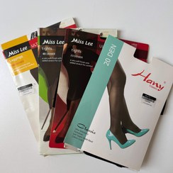 تصویر جوراب شلواری شیشه ای رنگ پا 