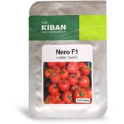 تصویر بذر گوجه فرنگی فضای باز هیبرید نرو کره جنوبی 5000 عددی Tomato Nero F1 Kiban Seeds