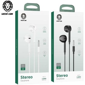 تصویر هندزفری استریو گرین لاین Green Lion Stereo Earphone 