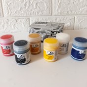 تصویر گواش 6 رنگ پارس (30 میل) 