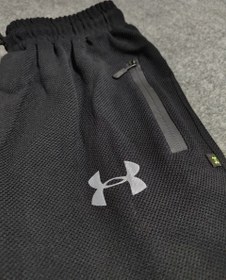 تصویر شلوار اسلش مردانه UNDER ARMOUR مدل دمپا راسته رنگ مشکی UNDER ARMOUR