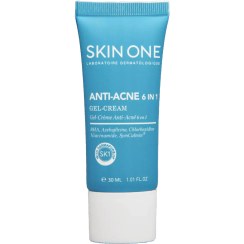 تصویر اسکین وان ژل کرم مناسب پوست های آکنه دار 30ML SKIN ONE ANTI-ACNE 6IN1 GEL-CREAM 30ML