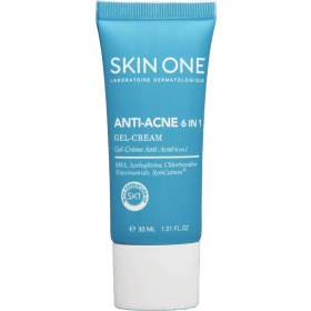 تصویر ژل کرم ضد جوش 6 در 1 اسکین وان Skin One Anti Acne 6 In 1 Gel Cream