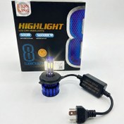 تصویر هدلایت لاین کینگ پایه H4 