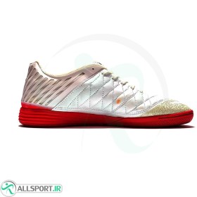 تصویر کفش فوتسال نایک طرح اصلی Nike Lunar Gato II IC White Red 