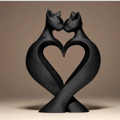 تصویر دکوری طرح Cat Love 