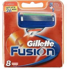 تصویر Gillette پک یدک تیغ 5 لبه 8 عددی مدل Fusion 