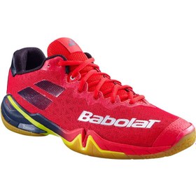 تصویر کفش بدمینتون بابولات Babolat Shadow Tour Men Red and yellow 