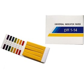 تصویر کاغذ پی اچ سنج مدل Universal Indicator paper بسته 80 عددی 