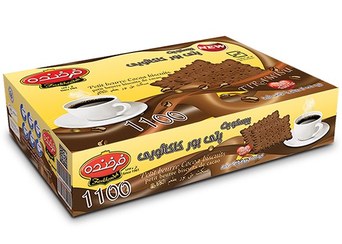تصویر بیسکویت 1100 شکلات تلخ فرخنده 