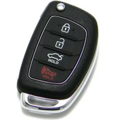 تصویر پوسته ریموت فابریک خودروی هیوندای - جک نایف (3 دکمه) پوسته ریموت هیوندای - جک نایف