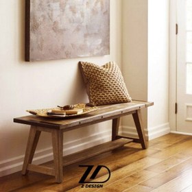 تصویر نیمکت چوبی رایان 