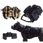 تصویر قلاده کتفی سگ بوگارت سایز L Bogart Military Dog Harness Set - L