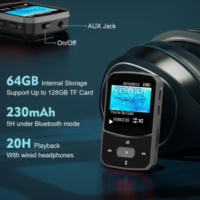 تصویر موزیک پلیر mp3 مدل x52 64GB 