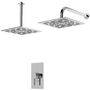 تصویر شیر حمام توکار شودر مدل رومر BRASS | تیپ 1 رنگ کروم براق 