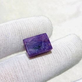 تصویر نگین چاروئيت طبيعى اصل سایز 11*15 میلی‌متر 