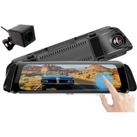 تصویر دوربین فیلمبرداری خودرو آیینه ای 10 اینچی CAR DVR MIRROR ا Car BlackBox Mirror 10 Inch 2 Camera Car BlackBox Mirror 10 Inch 2 Camera