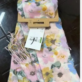 تصویر شال موهر نازک گلدار 