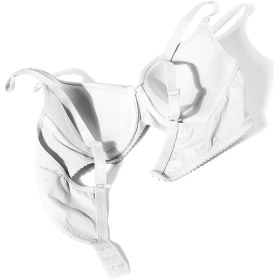 تصویر سوتین اسفنجی رنگ سفید ان بی بی کد 3505 