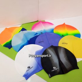 تصویر کلاه شنا سیلیکونی ضد آب عکس خود کالا می باشد_رنگ مورد نظر را در توضیحات قید بفرمایید در صورت موجود بودن اولویت درخواست شما میباشد