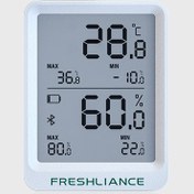 تصویر دیتالاگر دما و رطوبت بلوتوثی مدل FRESHLIANCE BlueTag TH20 
