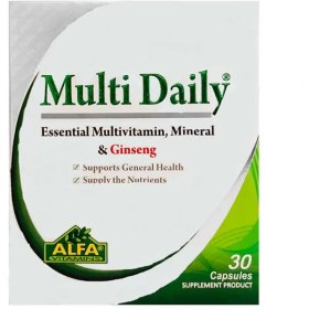 تصویر مولتی دیلی آلفا ویتامینز (30 عددی) Alfa Vitamins Multi Daily