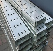 تصویر سینی کابل گالوانیزه سرد سایز ۱۵ سانت عمق ۴ سانت طول ۲ متر 