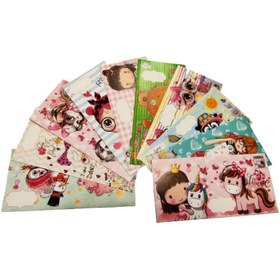 تصویر پاکت پول عروسکی کیوت 100تایی 