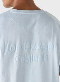 تصویر تی‌شرت چاپی لی کوپر با یقه گرد و آستین کوتاه برند lee cooper Lee Cooper Printed T-shirt with Crew Neck and Shor