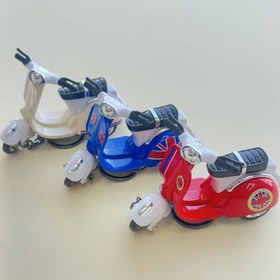 تصویر جاکلیدی فلزی موتور وسپا 