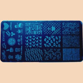 تصویر شابلون طراحی ناخن مدل XY-H15 