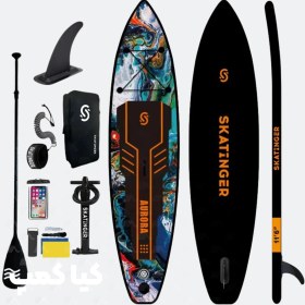 تصویر پدل‌برد Aurora برند Skatinger رنگ مشکی 