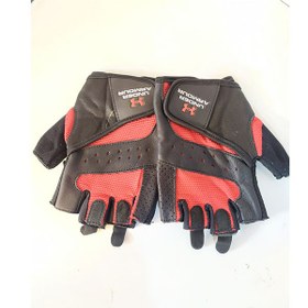 تصویر دستکش نیمه بدنسازی آندر آرمور Half gym gloves Under Armour