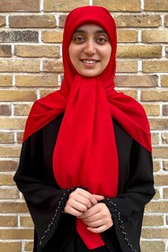 تصویر روسری ثنا قرمز 