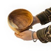 تصویر آجیل خوری چوبی پایه دار برند کهن پیکره 