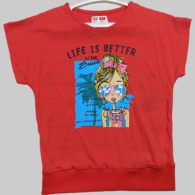 تصویر تیشرت طرح Life is Better دخترانه (7 تا 13 سال) کد 626548 