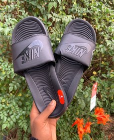 تصویر دمپایی نایک ویکتوریا تمام مشکی Nike viktoria 