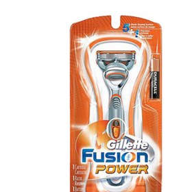 تصویر خودتراش ژیلت Gillette مدل Fusion Power پنج لبه ا Gillette Fusion Power Razor 1 N Gillette Fusion Power Razor 1 N