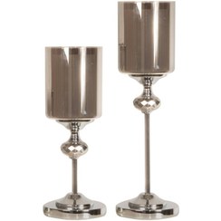 تصویر شعمدان جفت جاشمعی دکوری مناسب آینه کنسول میز ناهارخوری 