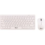 تصویر کیبورد و ماوس بی سیم رویال مدل R-KM915 Royal R-KM915 wireless keyboard and mouse combo