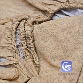 تصویر نیم ست ملحفه مادام کوکو نسکافه‌ای 