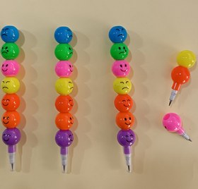 تصویر مداد فشنگی ایموجی بسته 4 عددی 