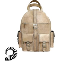 تصویر کوله پشتی چرم مدل کویر 