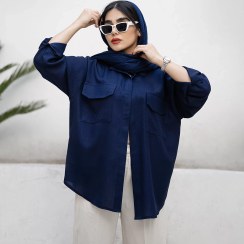 تصویر شومیز مانتویی زنانه نیلدا شانتون 