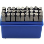 تصویر سنبه حروف تندیس مدل YP-6MM مجموعه 27 عددی 