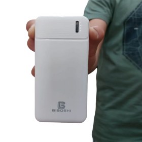 تصویر پاوربانک بیبوشی مدل P27 ظرفیت 10000 میلی آمپر ساعت BIBOSHI P27 model power bank with a capacity of 10000 mAh