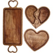 تصویر ظرف سرو ۴ عددی کد P22 