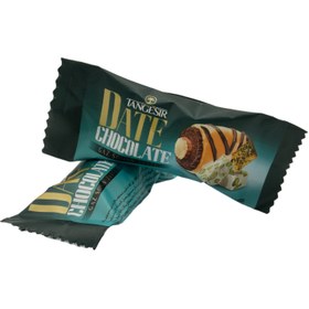 تصویر خرما شکلاتی گز با مغز بادام تنگسیر ۲۵۰ گرم 